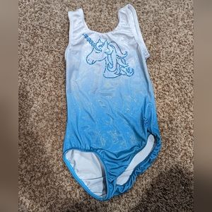 Unicorn gymnastics leotard